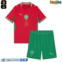Maglie da calcio Marocco Youssef En-Nesyri #19 Prima Maglia Bambino Mondiali 2026  Manica Corta (+ Pantaloni corti)